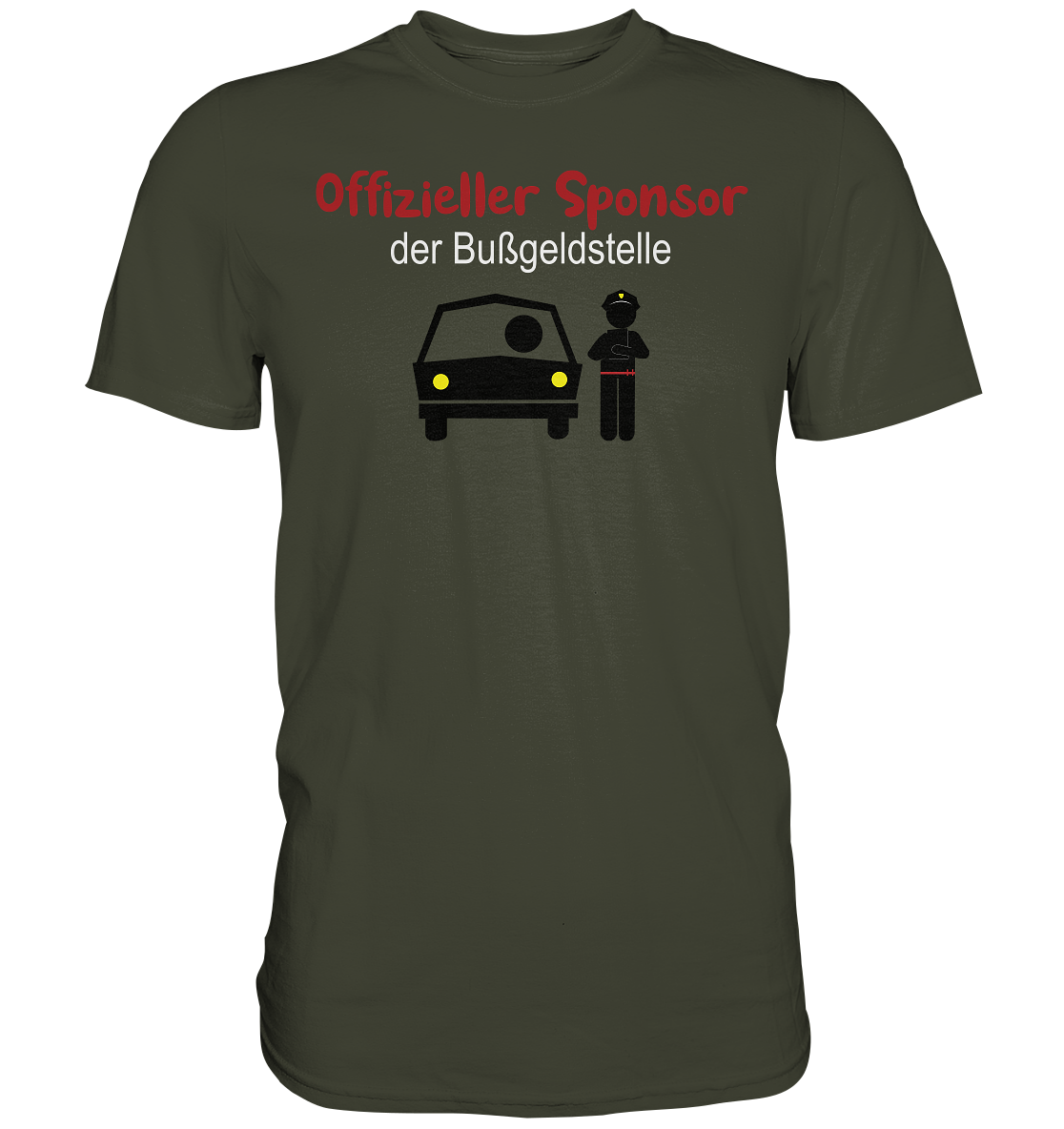 FFH - Bußgeldstelle, Frontprint - Premium Shirt