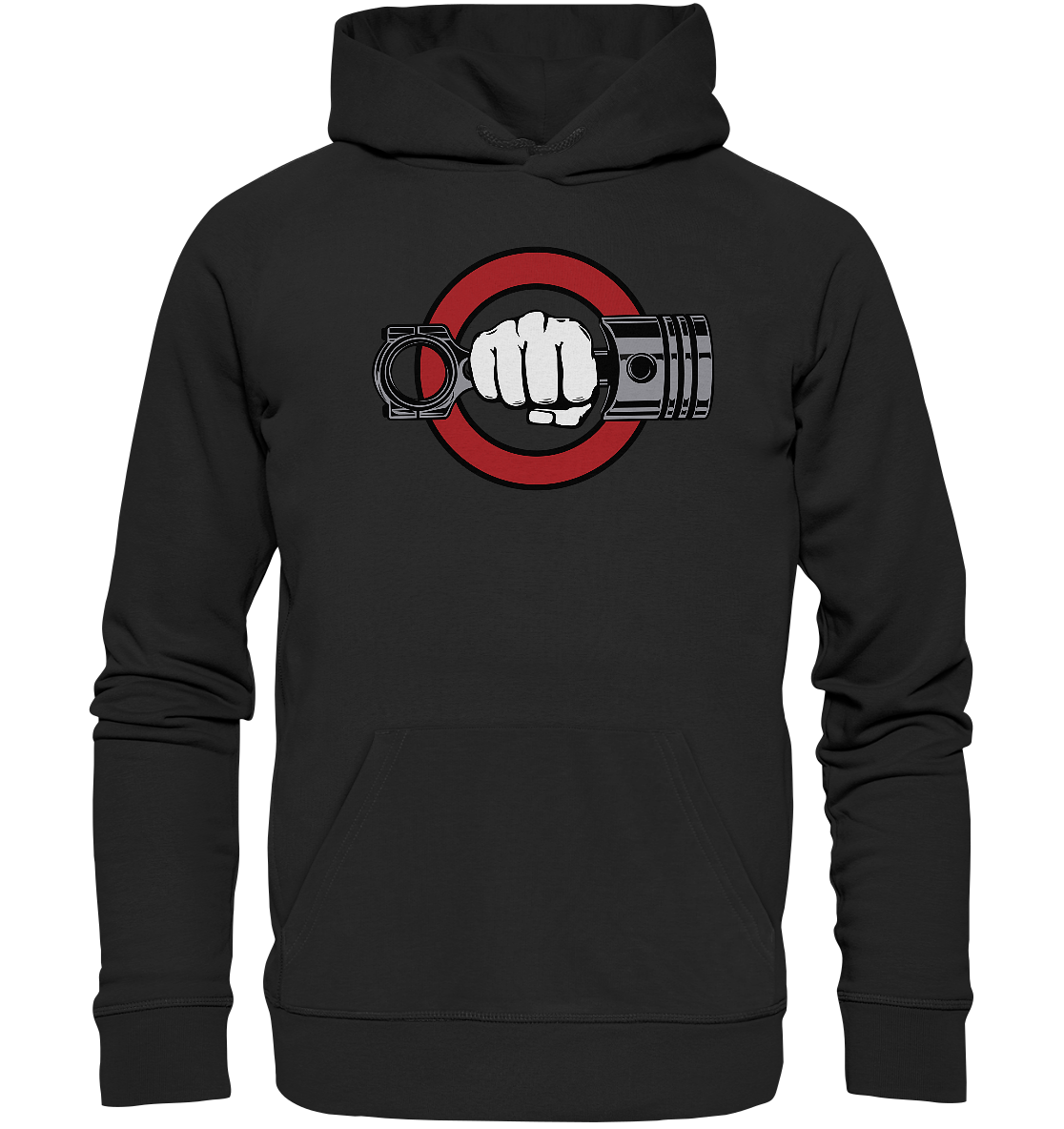FFH - Kolben Verkehrsschild, Frontprint - Premium Unisex Hoodie