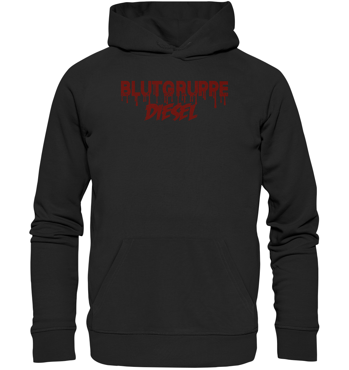 FFH - Blutgruppe Diesel, Frontprint  - Premium Unisex Hoodie