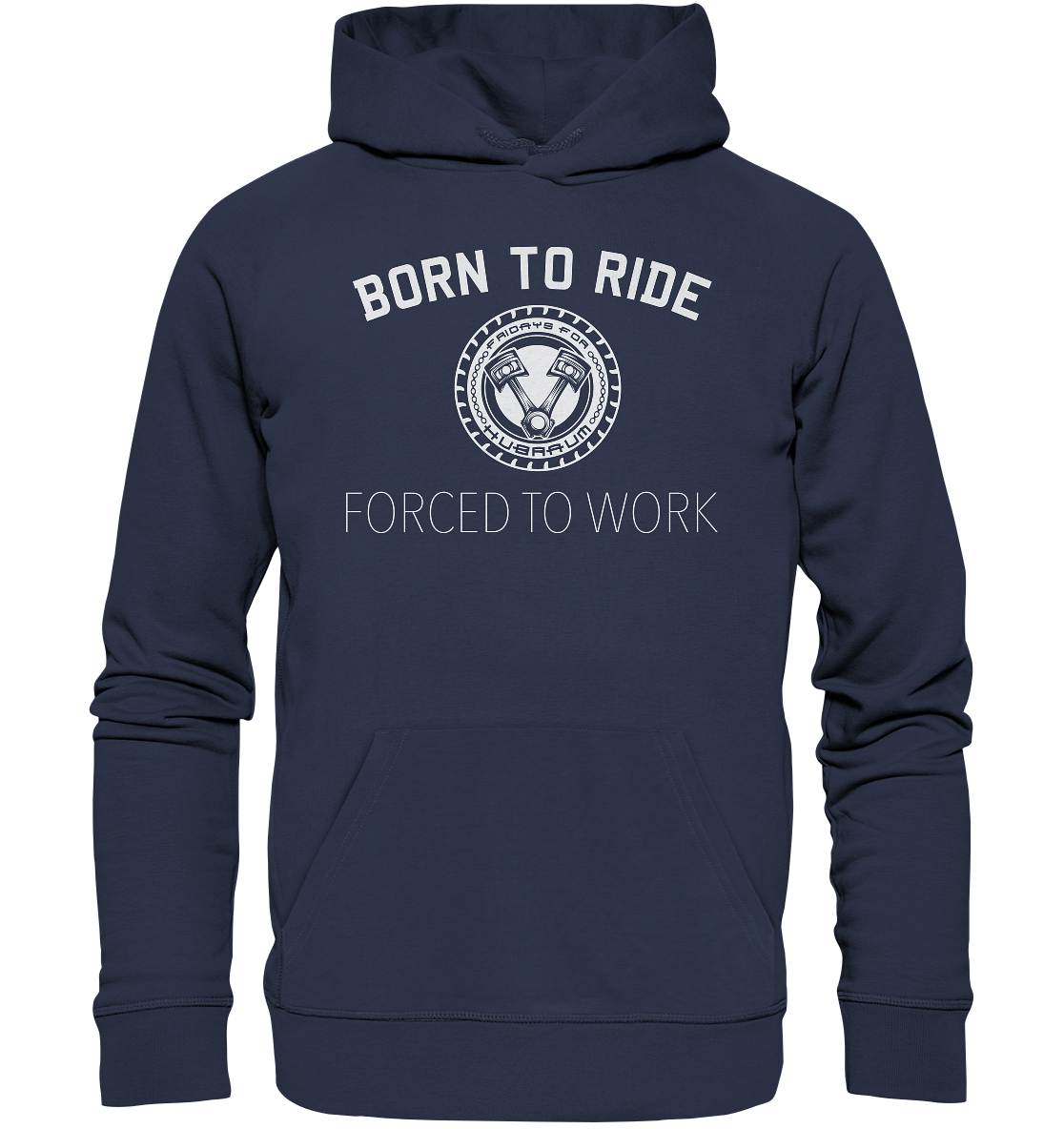 FFH - Born to Ride, Frontprint - Premium Unisex Hoodie