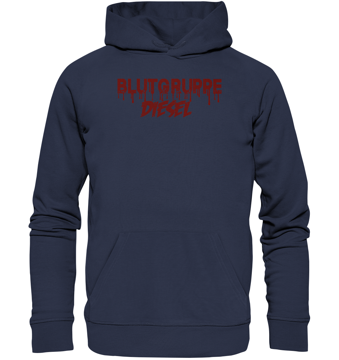 FFH - Blutgruppe Diesel, Frontprint  - Premium Unisex Hoodie