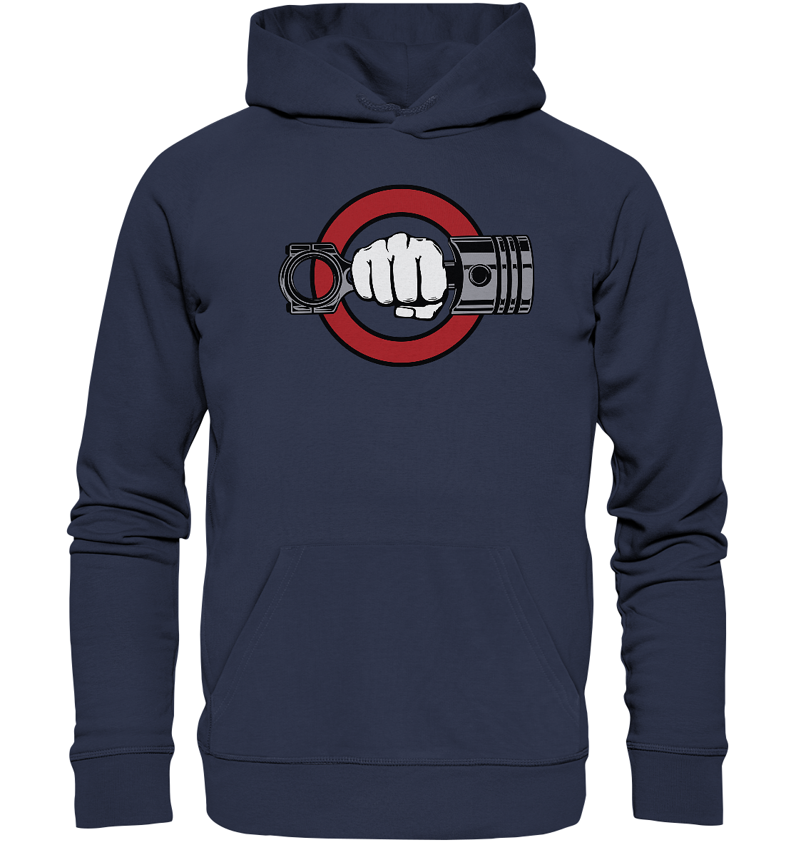 FFH - Kolben Verkehrsschild, Frontprint - Premium Unisex Hoodie