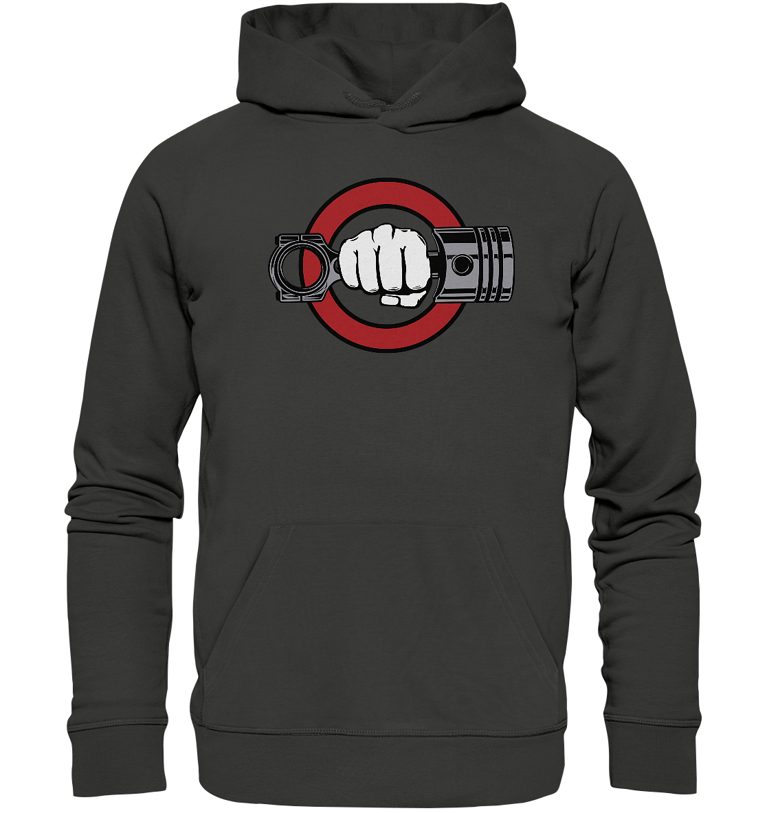 FFH - Kolben Verkehrsschild, Frontprint - Premium Unisex Hoodie