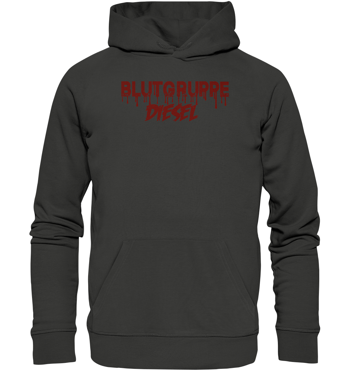 FFH - Blutgruppe Diesel, Frontprint  - Premium Unisex Hoodie