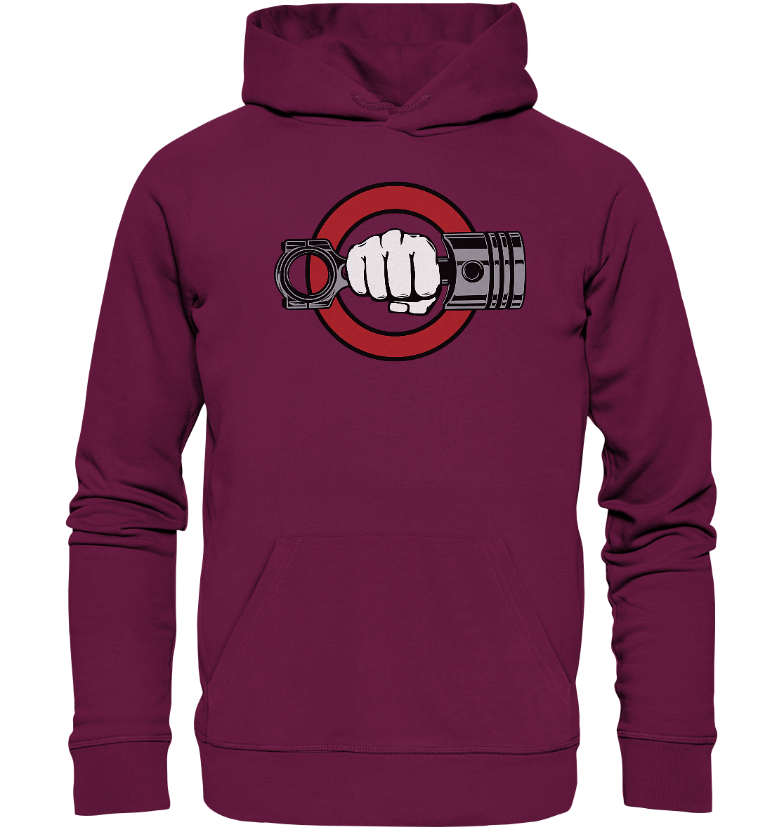 FFH - Kolben Verkehrsschild, Frontprint - Premium Unisex Hoodie