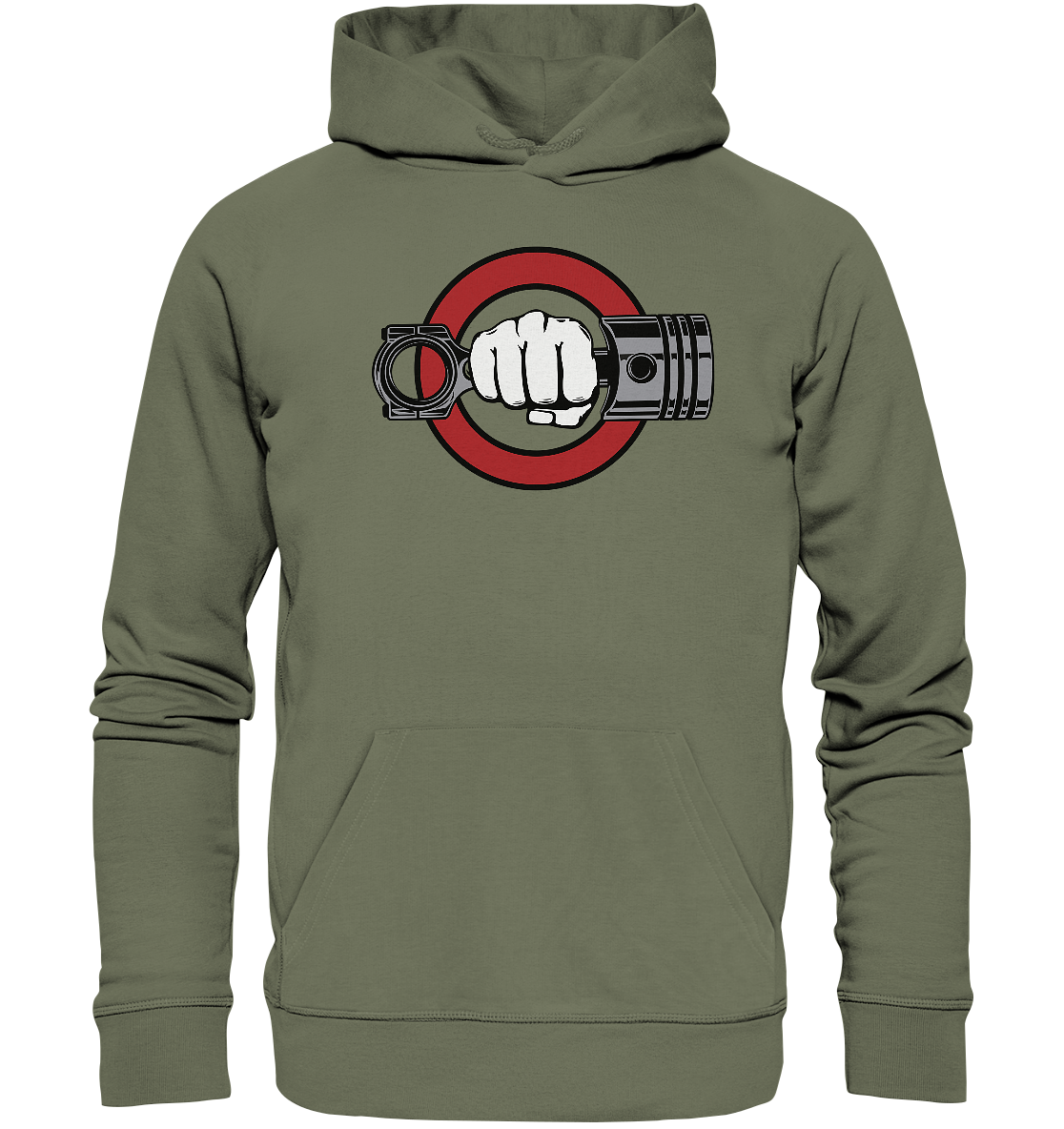 FFH - Kolben Verkehrsschild, Frontprint - Premium Unisex Hoodie