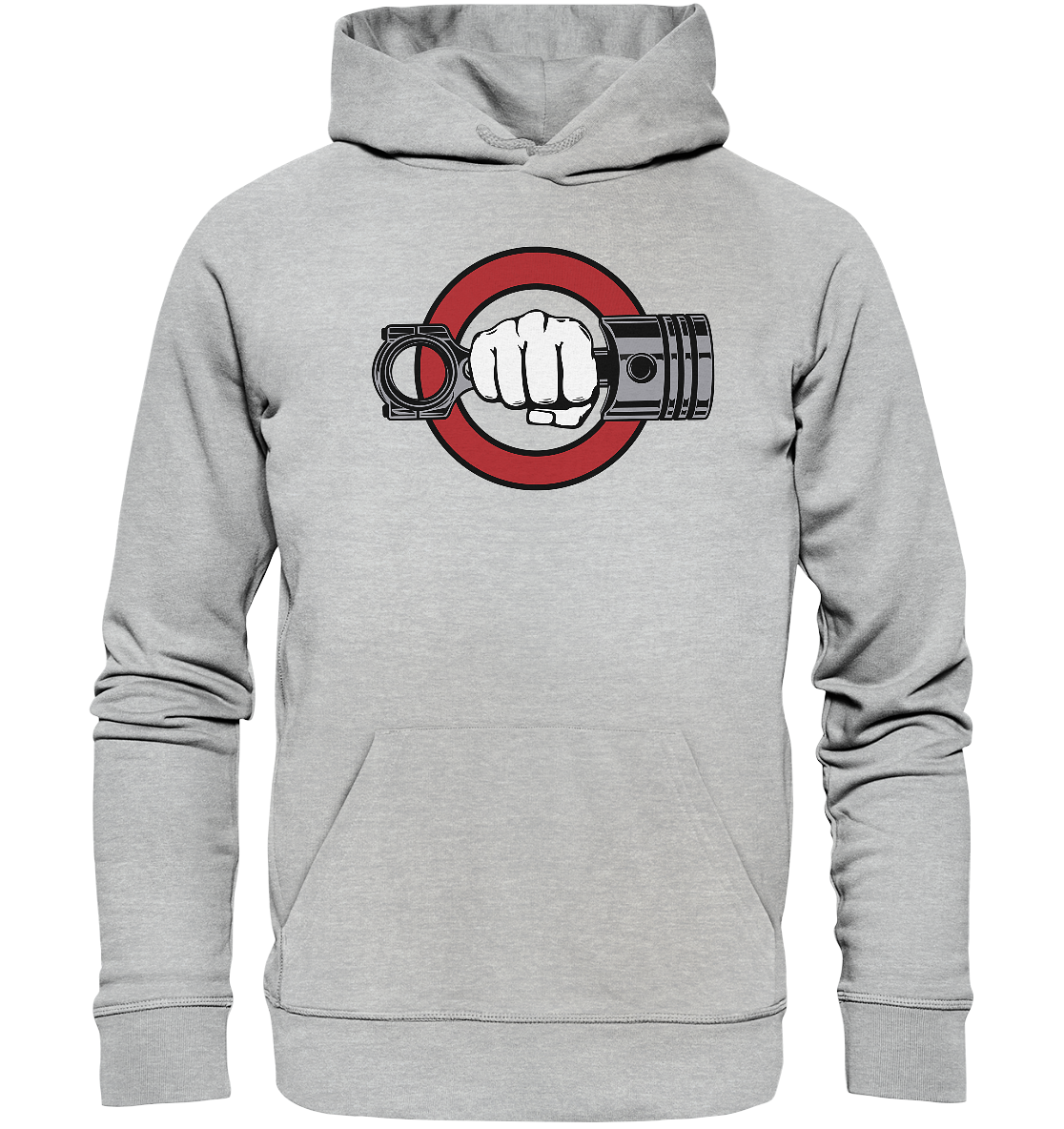 FFH - Kolben Verkehrsschild, Frontprint - Premium Unisex Hoodie