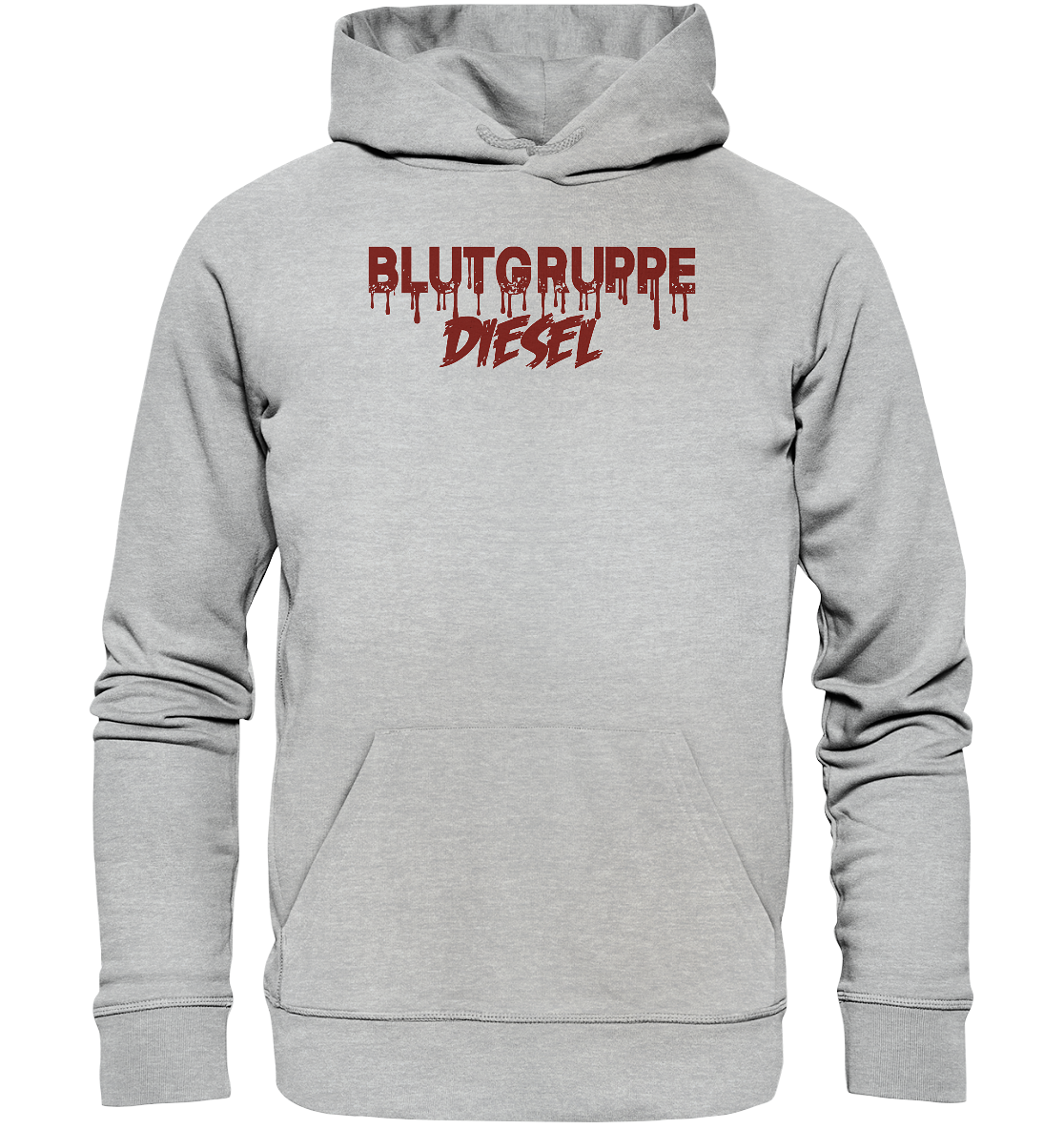 FFH - Blutgruppe Diesel, Frontprint  - Premium Unisex Hoodie