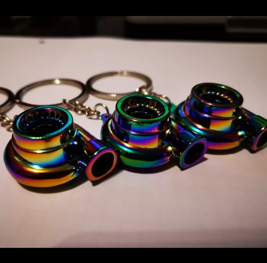 Schlüsselanhänger Turbo, Felge, Kolben, Bremsscheibe, Stoßdämpfer