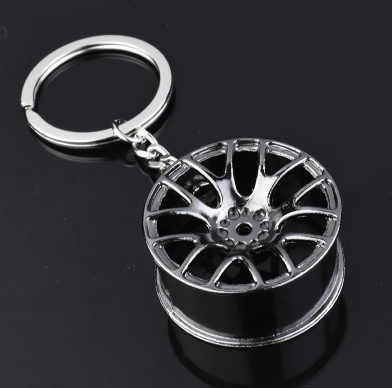 Schlüsselanhänger Turbo, Felge, Kolben, Bremsscheibe, Stoßdämpfer