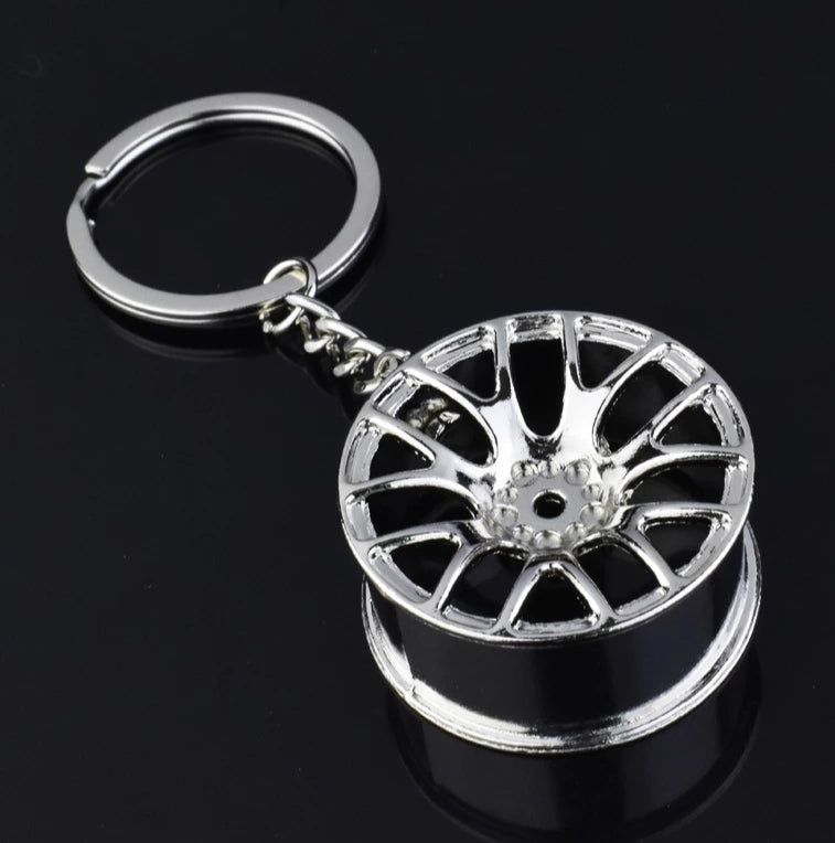 Schlüsselanhänger Turbo, Felge, Kolben, Bremsscheibe, Stoßdämpfer