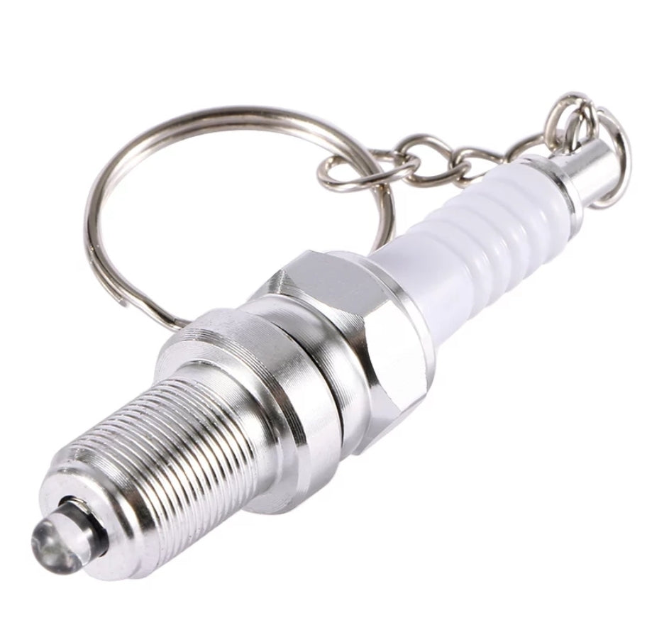 Schlüsselanhänger Zündkerze Taschenlampe